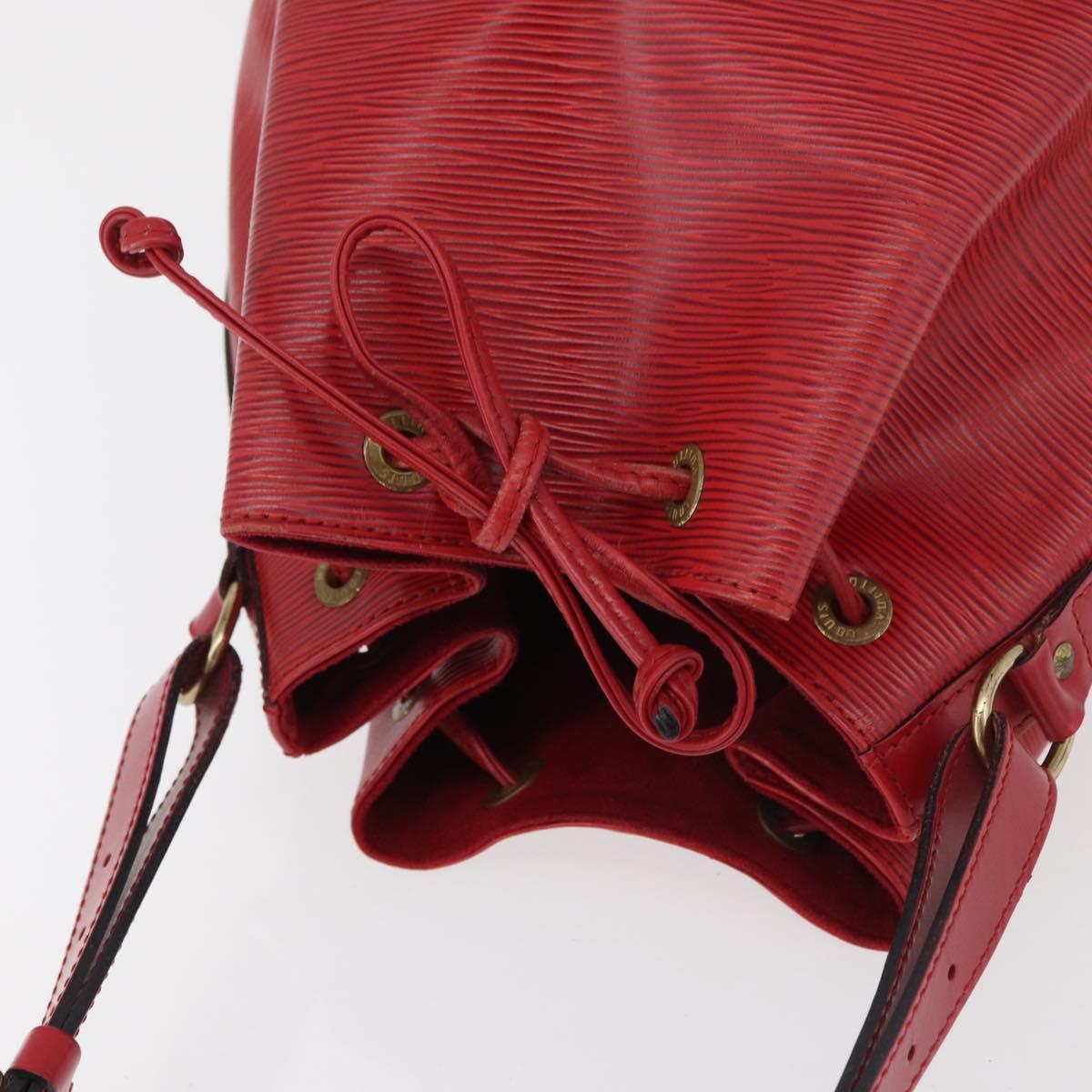 LOUIS VUITTON Epi Noe Shoulder Bag Red M44007 LV Auth 178986A
