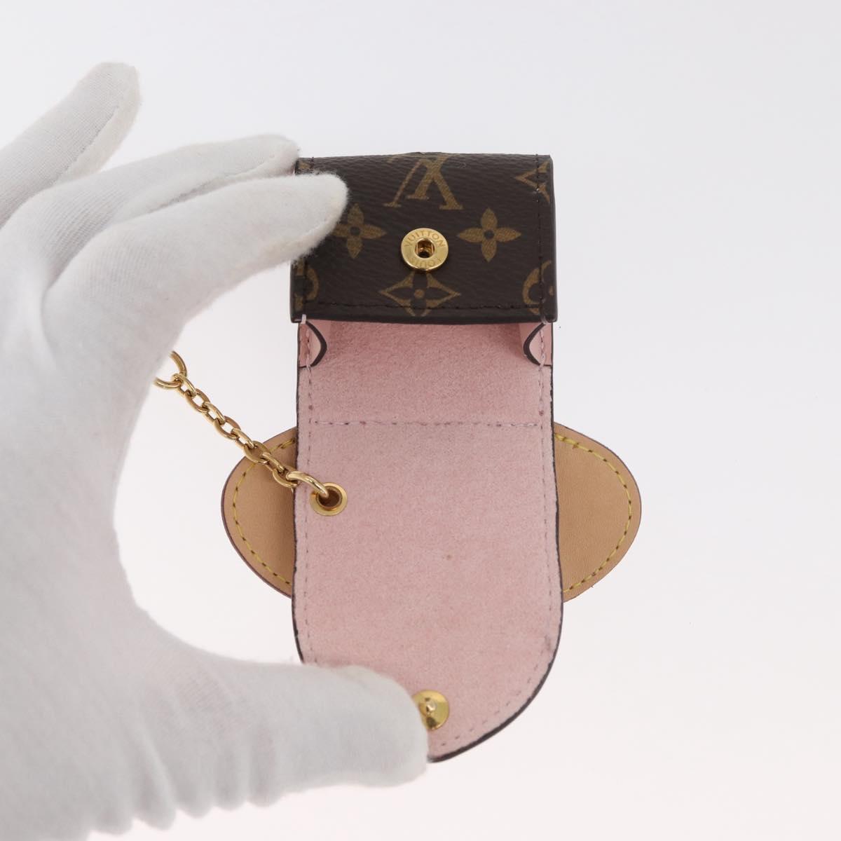 LOUIS VUITTON Monogram Etui Earphone Mouse Earphone Case GI0447 LV Auth 178997M