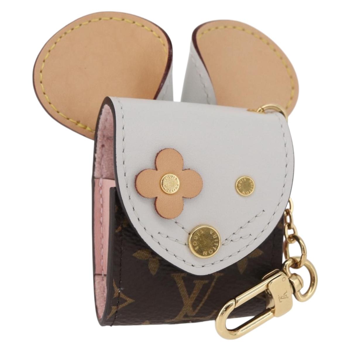 LOUIS VUITTON Monogram Etui Earphone Mouse Earphone Case GI0447 LV Auth 178997M