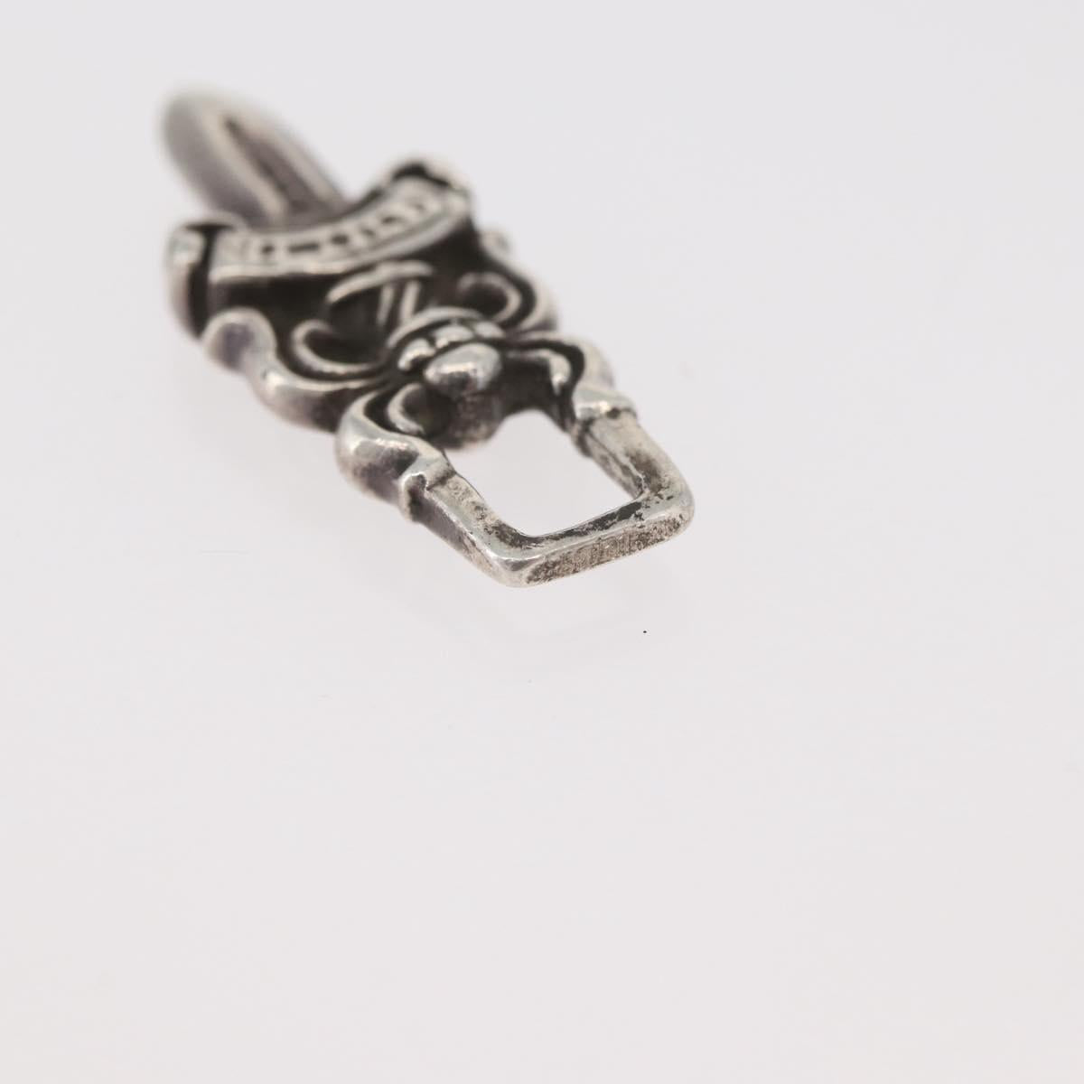 Chrome Hearts Dagger Charm Pendant Top Ag925 Silver Auth 178999M