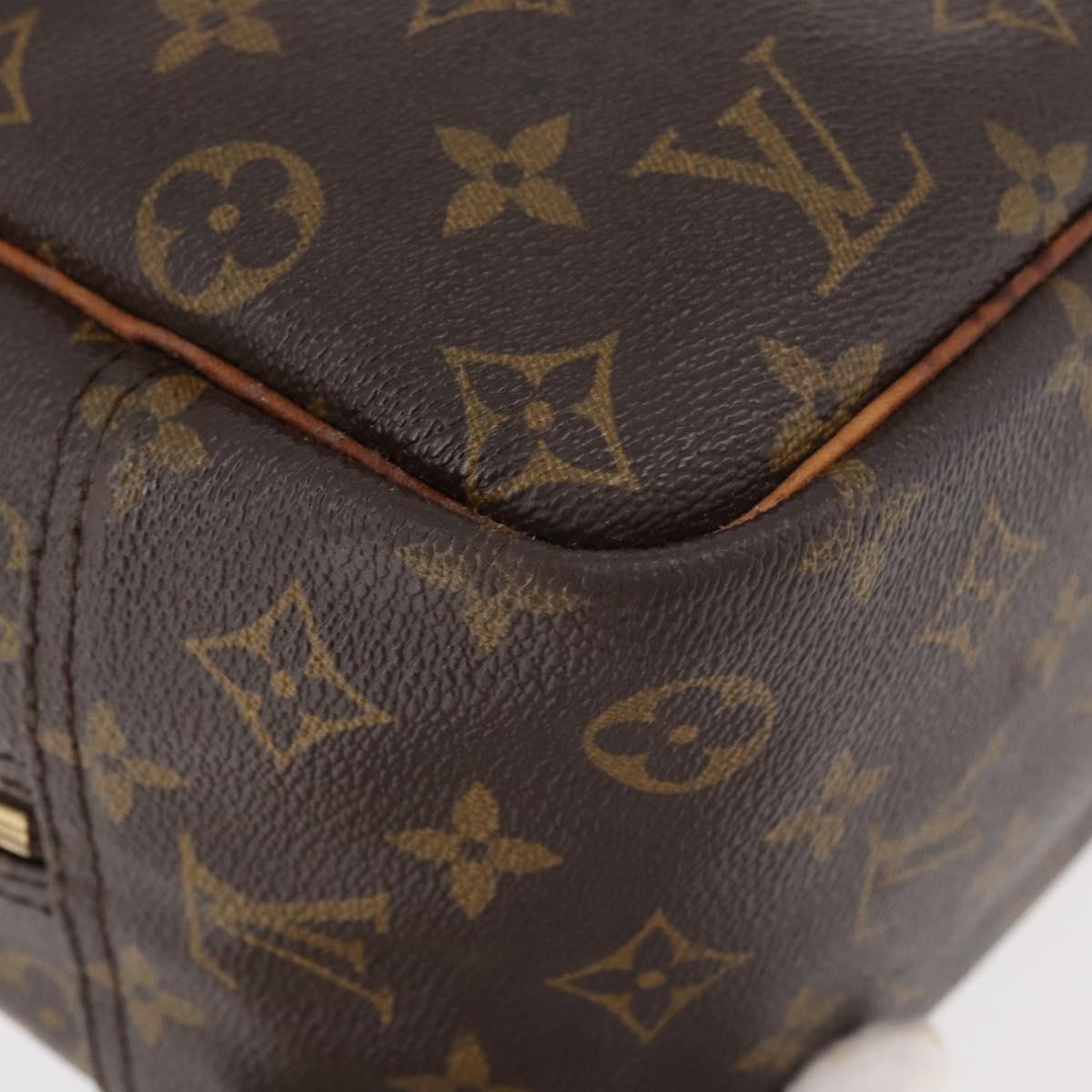 LOUIS VUITTON Monogram Deauville Hand Bag M47270 LV Auth 179015
