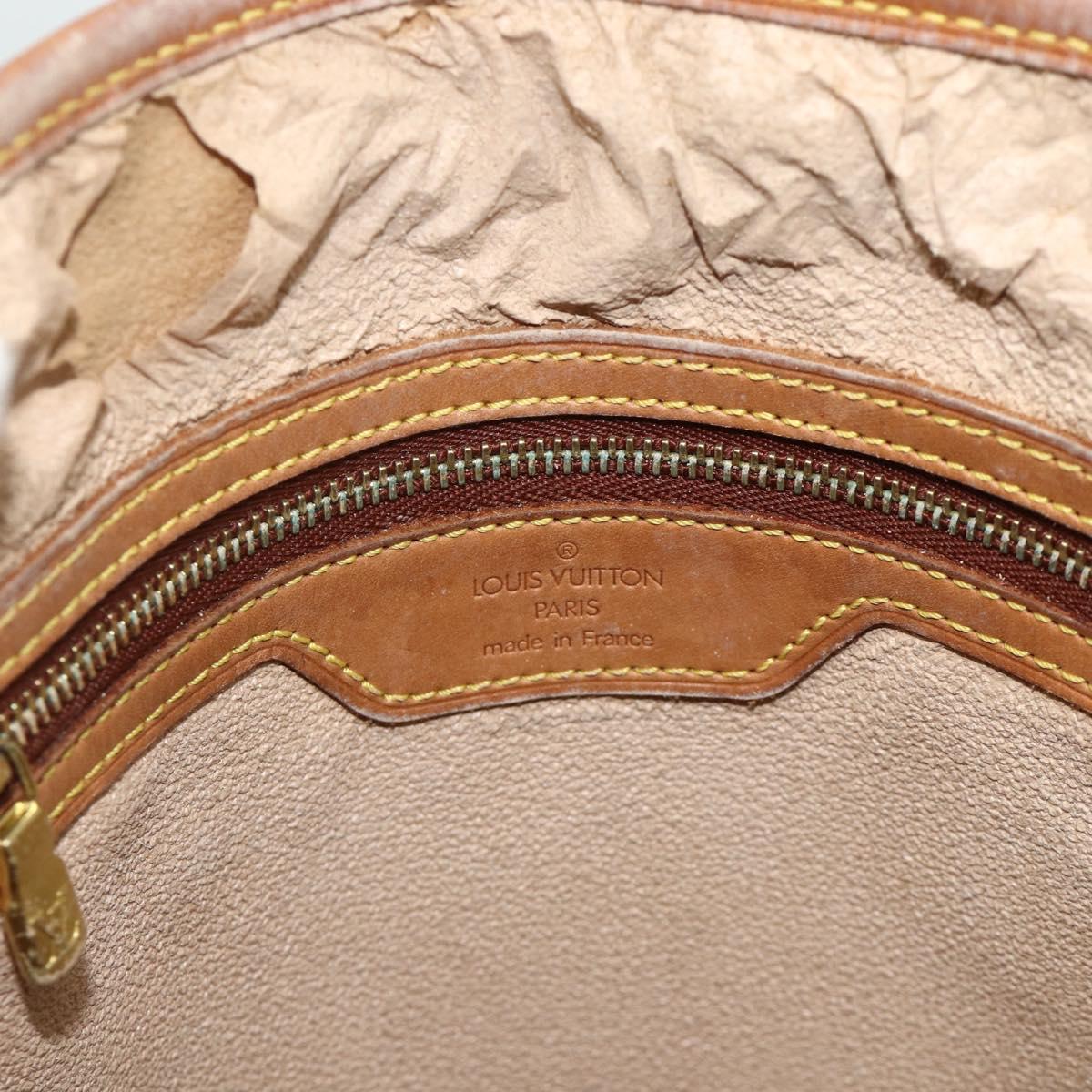 LOUIS VUITTON Monogram Bucket GM Shoulder Bag M42236 LV Auth 179022
