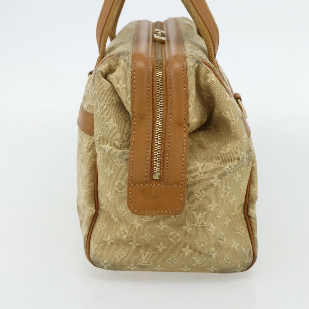 LOUIS VUITTON Monogram Mini Josephine GM Hand Bag Beige M92310 LV Auth 179024