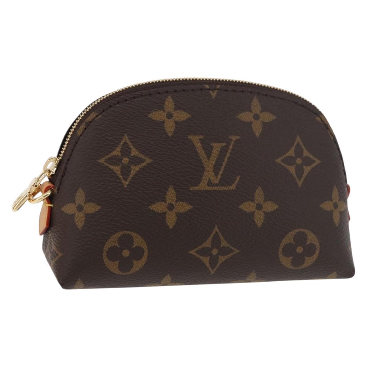 LOUIS VUITTON Monogram Cosmetic Purse Pouch M25653 LV Auth 179048SM