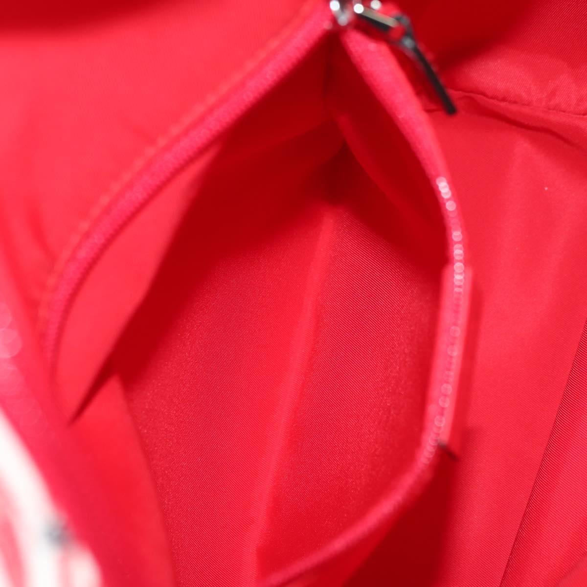 GUCCI Children's Higuchi Yuko Backpack PVC Silver Red 271327 Auth 179050SAM