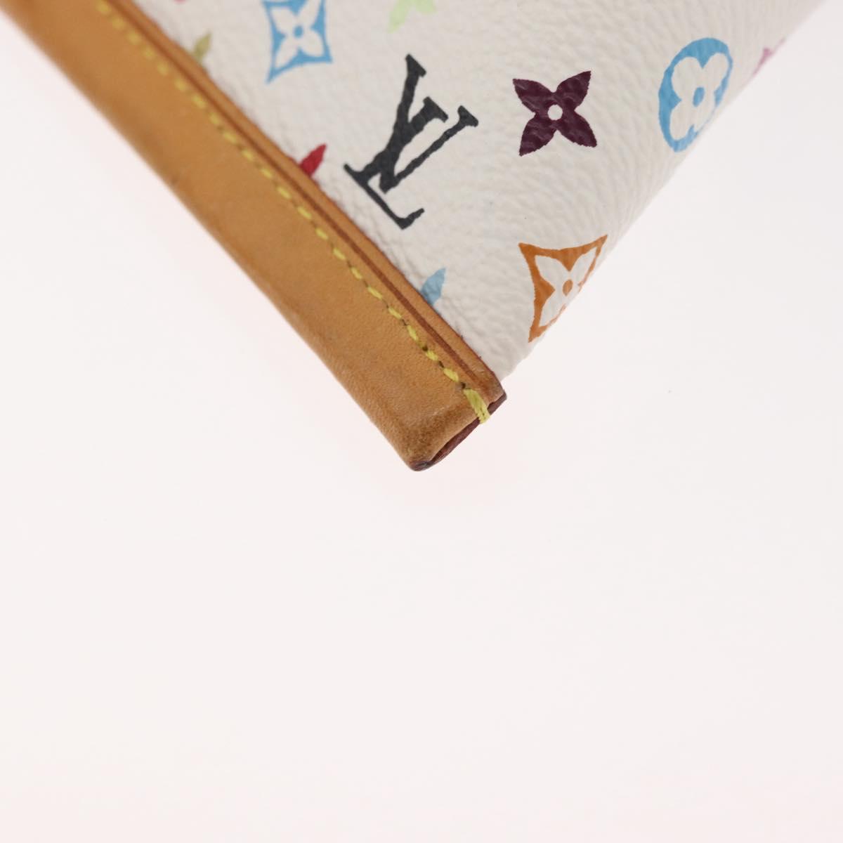 LOUIS VUITTON Monogram Multicolor Berlango Purse White M58028 LV Auth 179065V