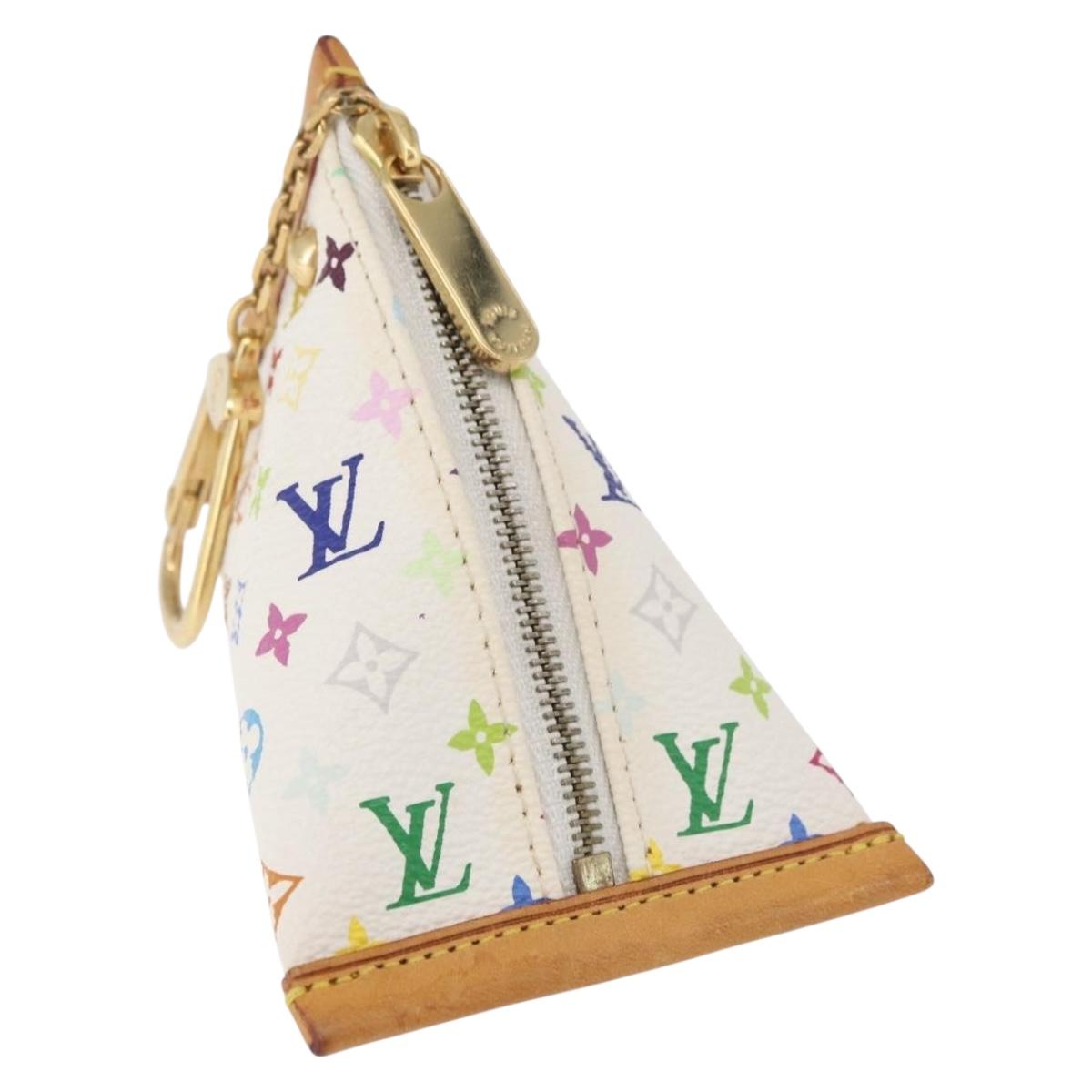 LOUIS VUITTON Monogram Multicolor Berlango Purse White M58028 LV Auth 179065V