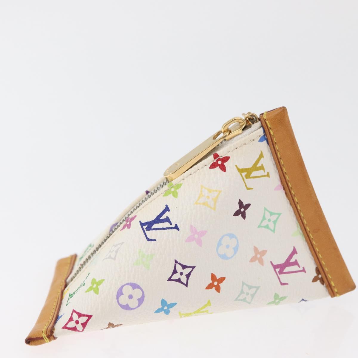 LOUIS VUITTON Monogram Multicolor Berlango Purse White M58028 LV Auth 179065V