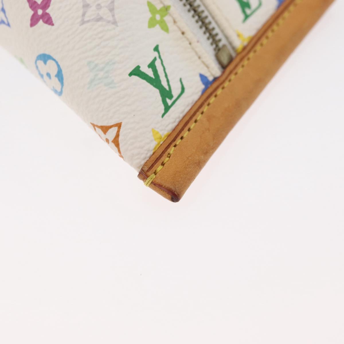 LOUIS VUITTON Monogram Multicolor Berlango Purse White M58028 LV Auth 179065V