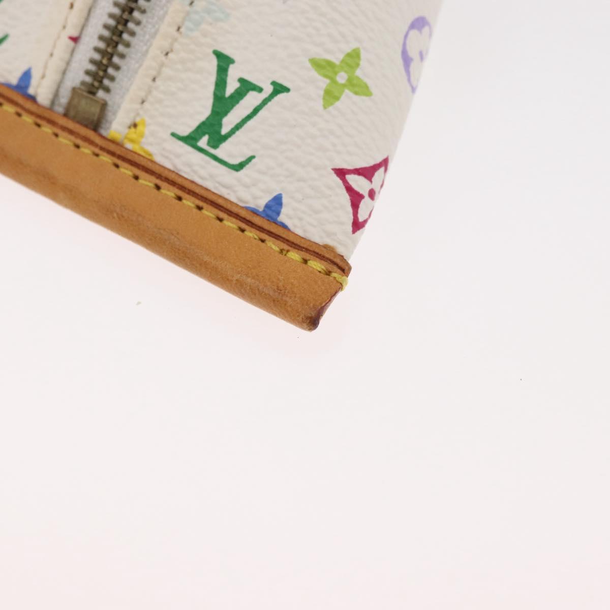 LOUIS VUITTON Monogram Multicolor Berlango Purse White M58028 LV Auth 179065V