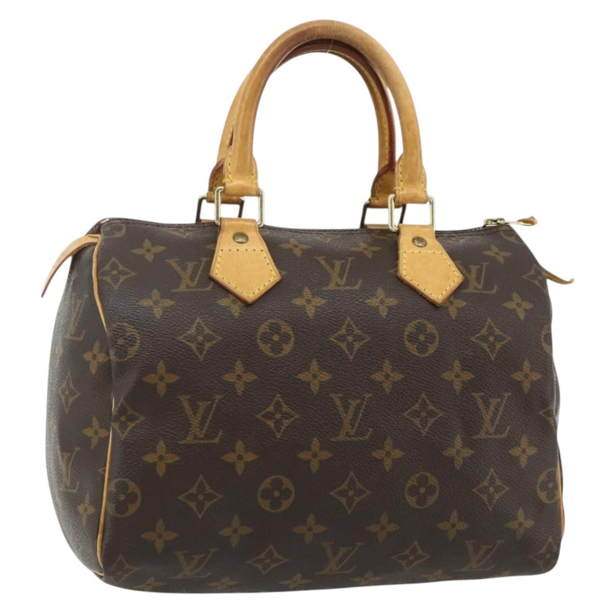 LOUIS VUITTON Monogram Speedy 25 Hand Bag M41528 LV Auth 179068