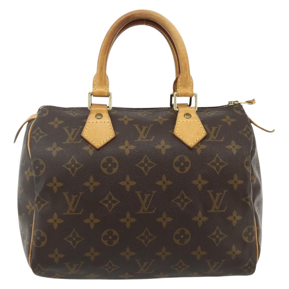 LOUIS VUITTON Monogram Speedy 25 Hand Bag M41528 LV Auth 179068