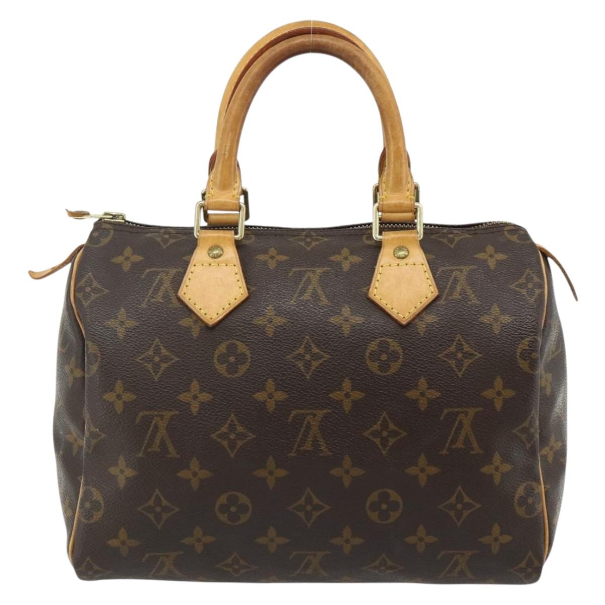 LOUIS VUITTON Monogram Speedy 25 Hand Bag M41528 LV Auth 179068