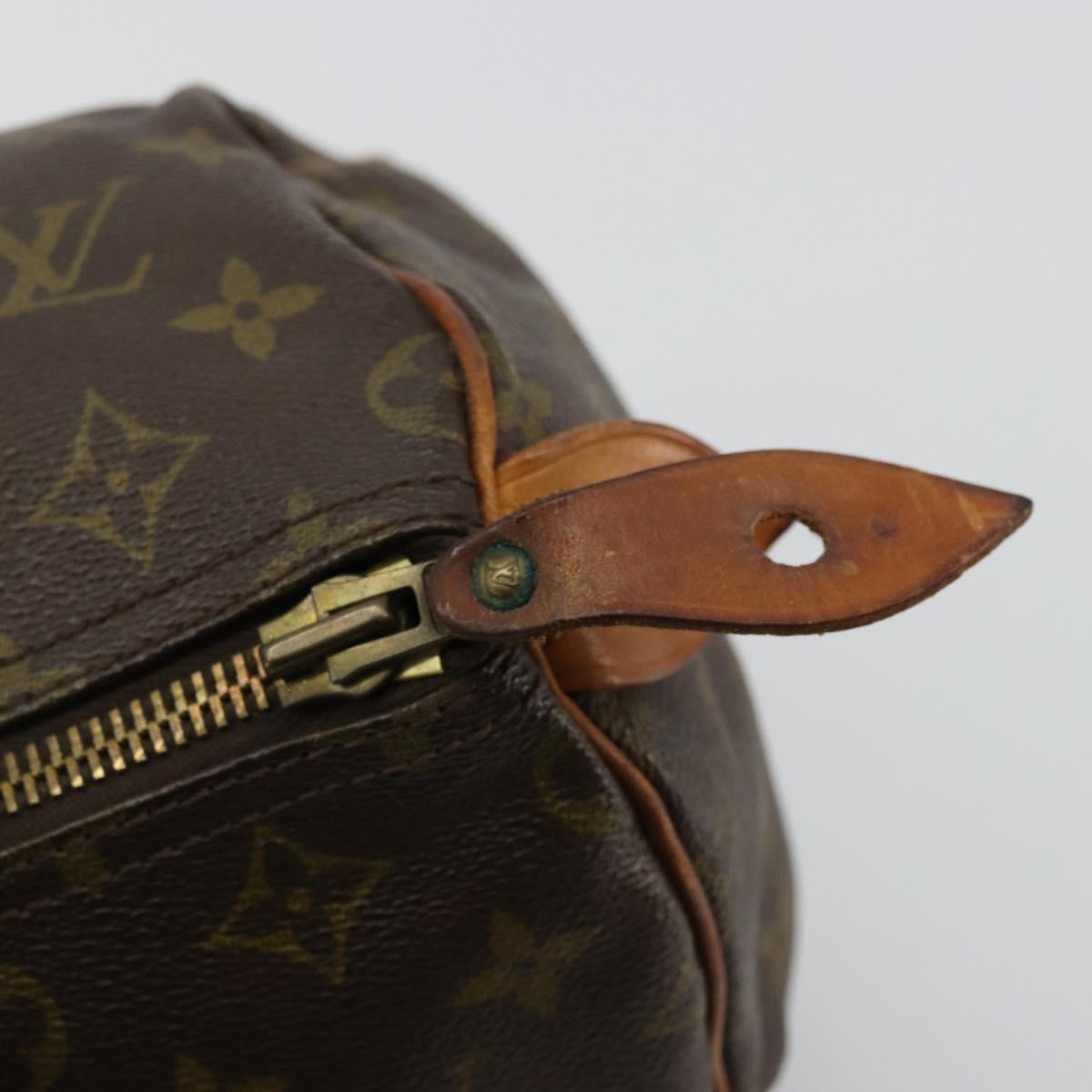 LOUIS VUITTON Monogram Speedy 30 Hand Bag M41526 LV Auth 179095
