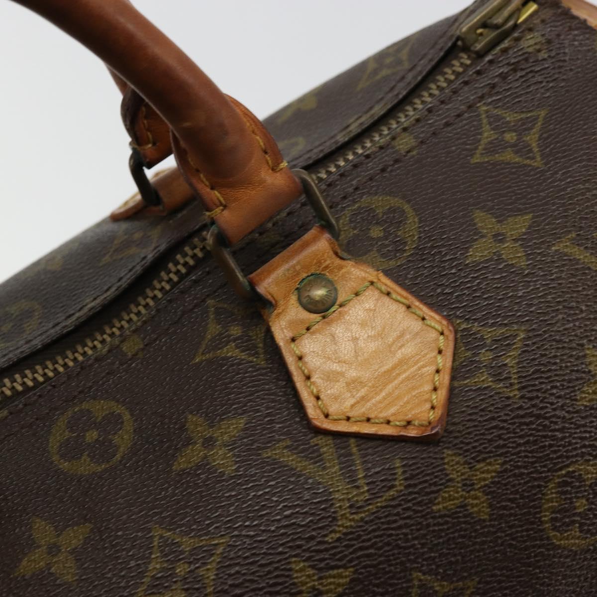LOUIS VUITTON Monogram Speedy 30 Hand Bag M41526 LV Auth 179095