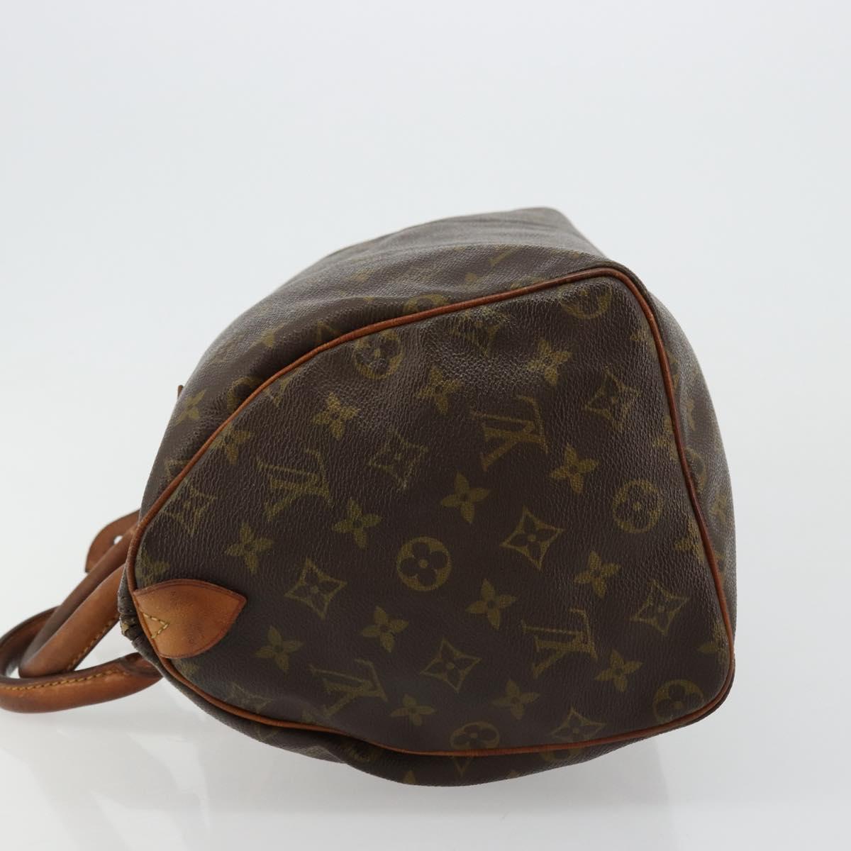 LOUIS VUITTON Monogram Speedy 30 Hand Bag M41526 LV Auth 179095