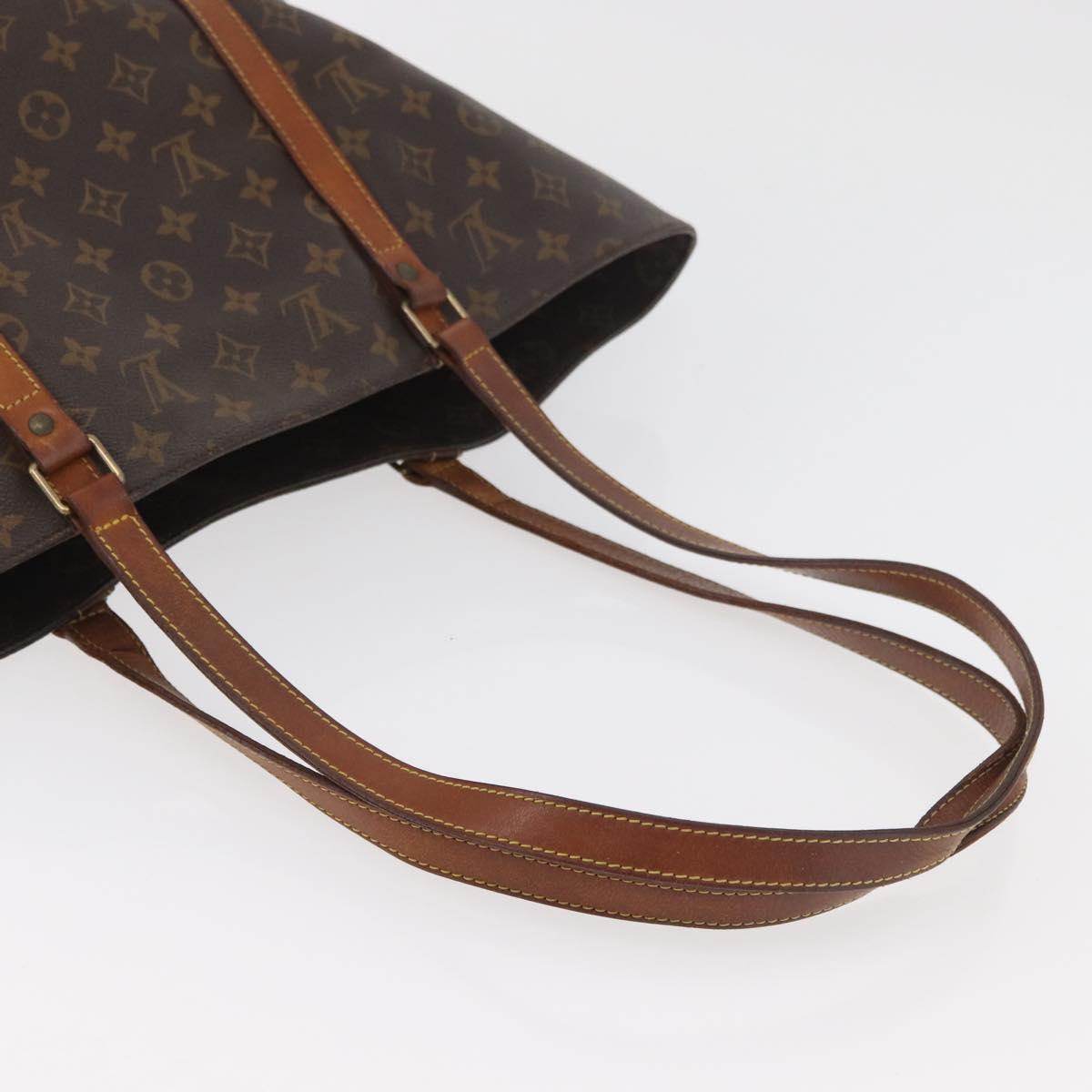 LOUIS VUITTON Monogram Sac Shopping Tote Bag M51108 LV Auth 179096