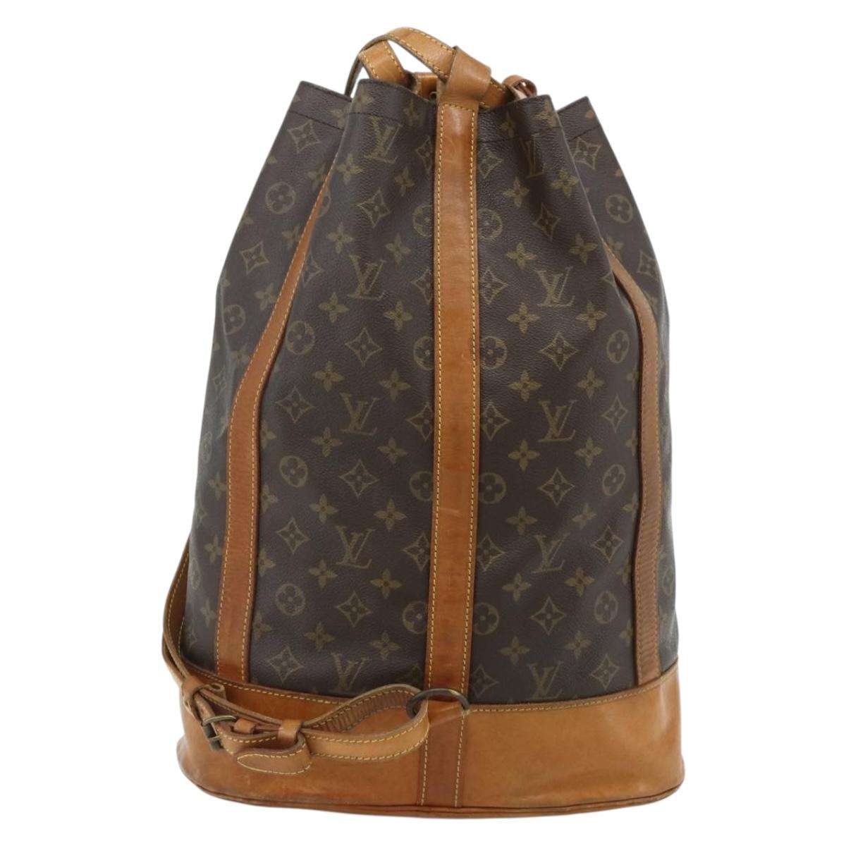 LOUIS VUITTON Monogram Randonnee GM Shoulder Bag M42244 LV Auth 179108