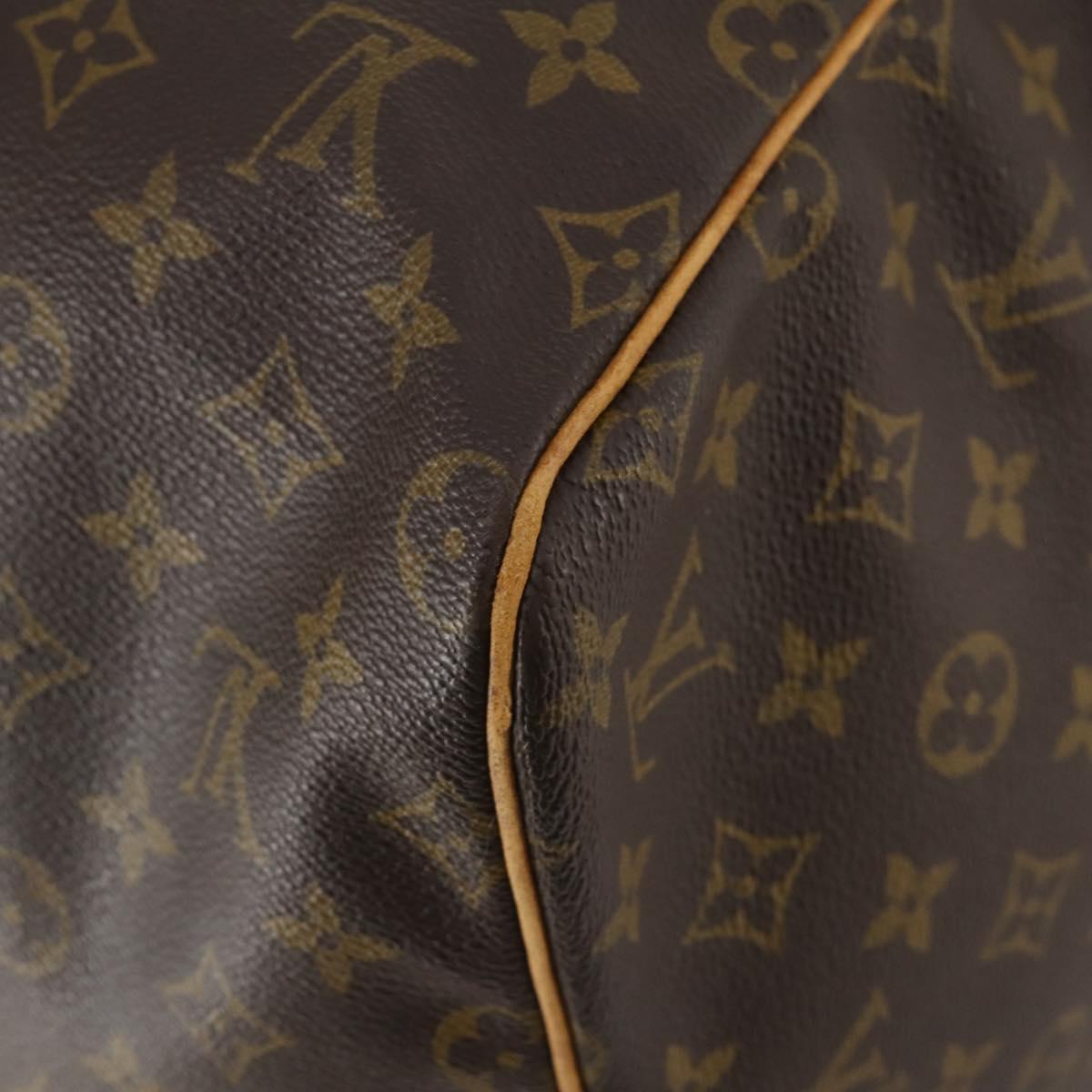 LOUIS VUITTON Monogram Sac Souple 55 Boston Bag M41622 LV Auth 179110