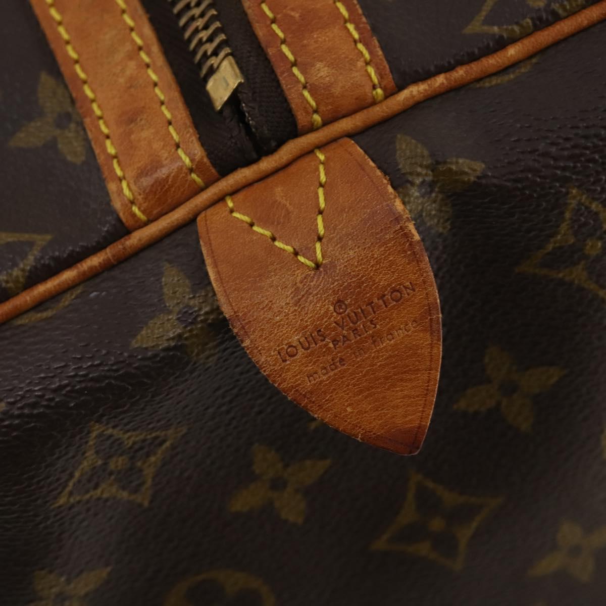 LOUIS VUITTON Monogram Sac Souple 55 Boston Bag M41622 LV Auth 179110