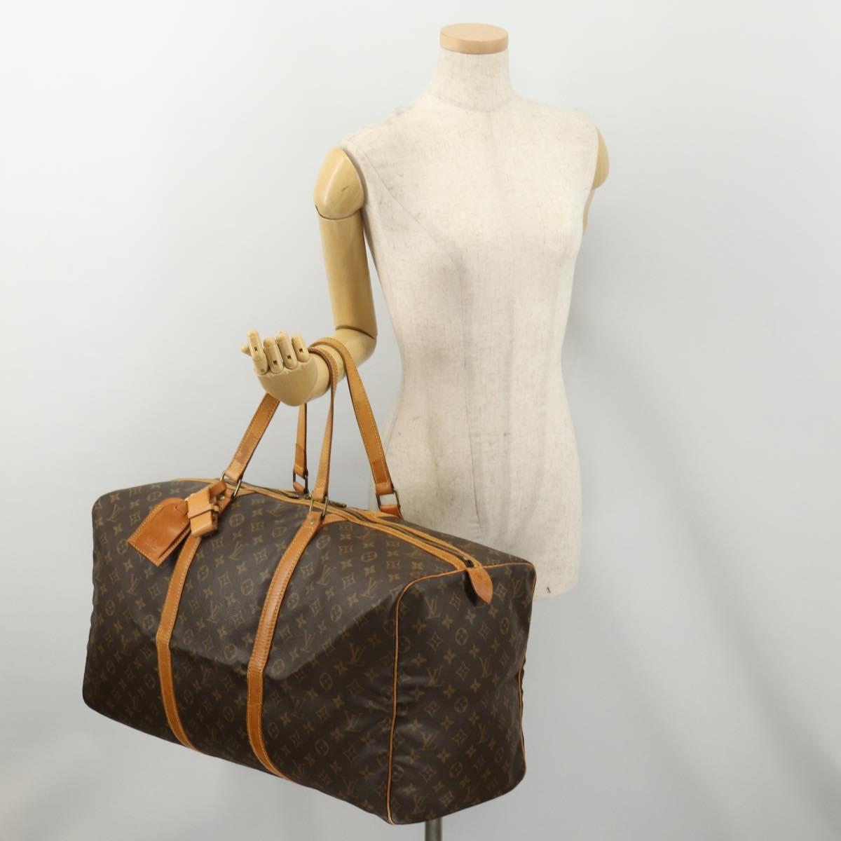 LOUIS VUITTON Monogram Sac Souple 55 Boston Bag M41622 LV Auth 179110