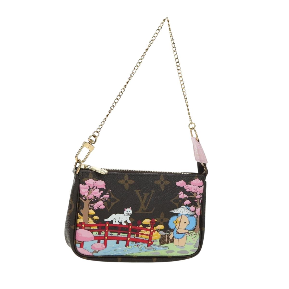 LOUIS VUITTON Vivienne Mini Pochette Accessoires Pouch M45905 LV Auth 179113SM