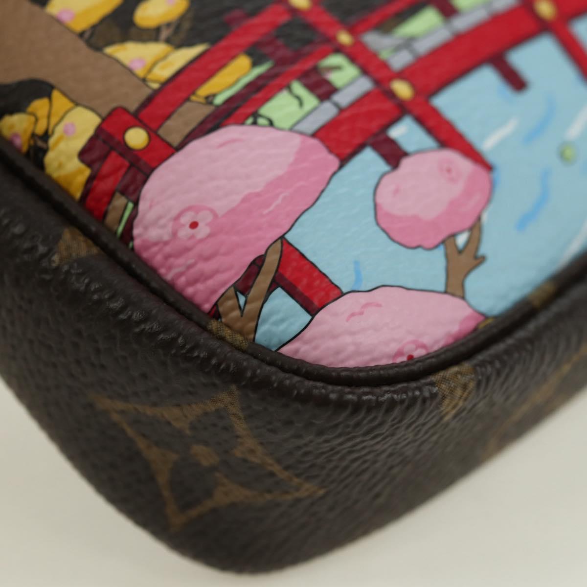 LOUIS VUITTON Vivienne Mini Pochette Accessoires Pouch M45905 LV Auth 179113SM