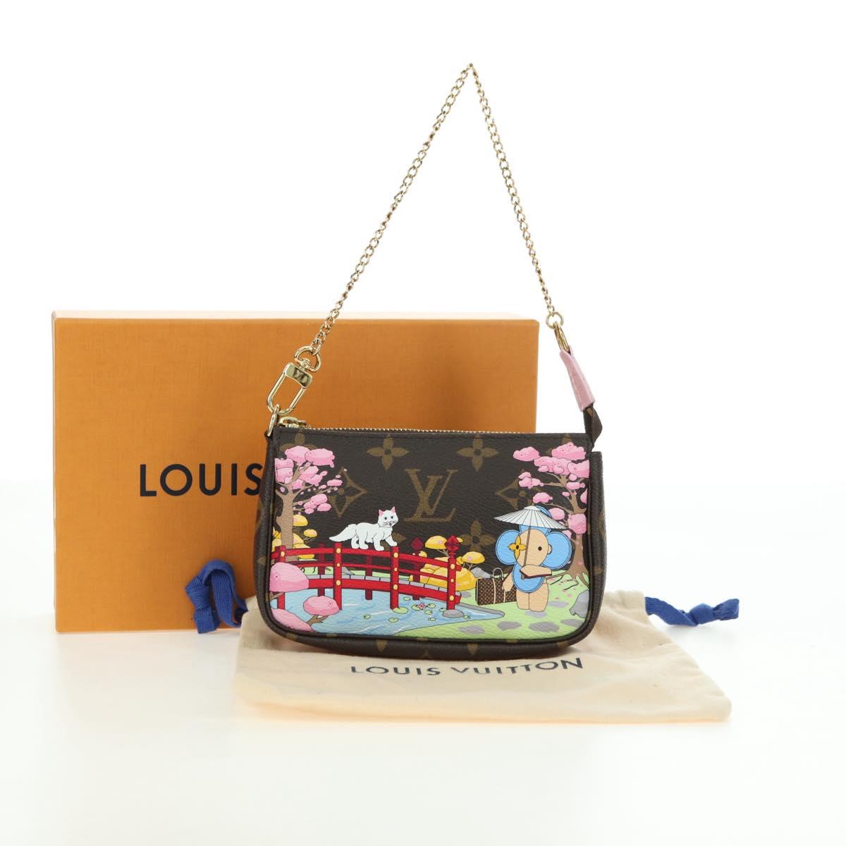 LOUIS VUITTON Vivienne Mini Pochette Accessoires Pouch M45905 LV Auth 179113SM