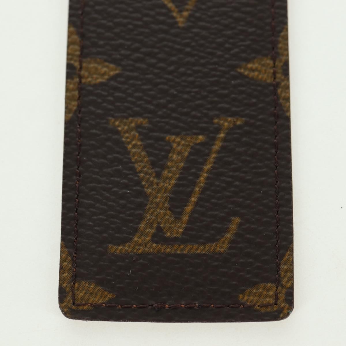LOUIS VUITTON Monogram Book Marker Bookmark 20th Anniversary LV Auth 179114V