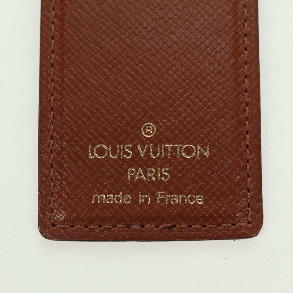 LOUIS VUITTON Monogram Book Marker Bookmark 20th Anniversary LV Auth 179114V