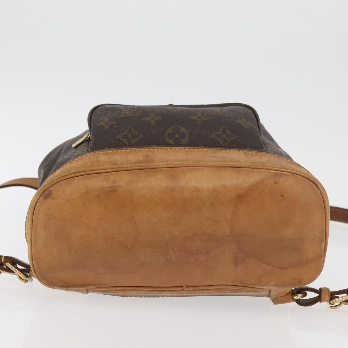 LOUIS VUITTON Monogram Montsouris MM Backpack M51136 LV Auth 179123