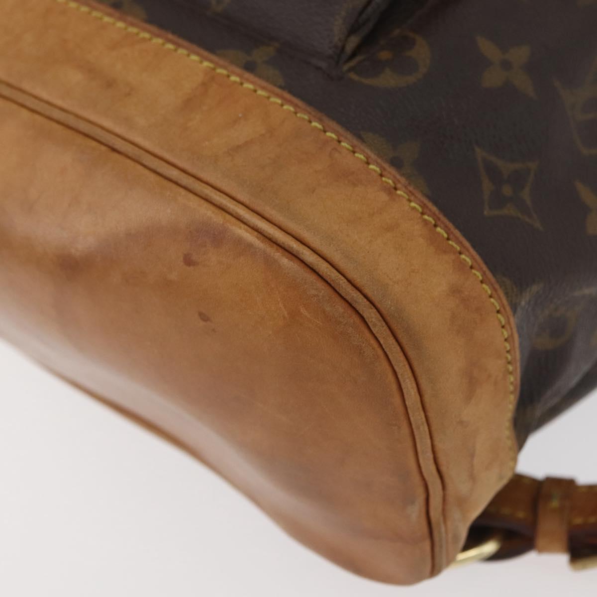 LOUIS VUITTON Monogram Montsouris MM Backpack M51136 LV Auth 179123