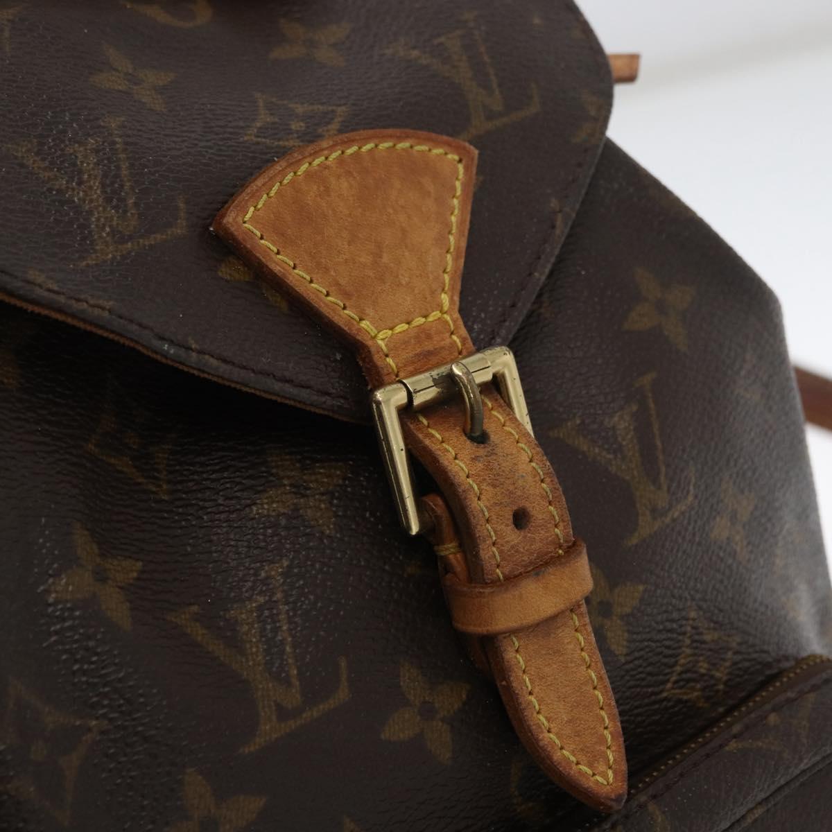 LOUIS VUITTON Monogram Montsouris MM Backpack M51136 LV Auth 179123