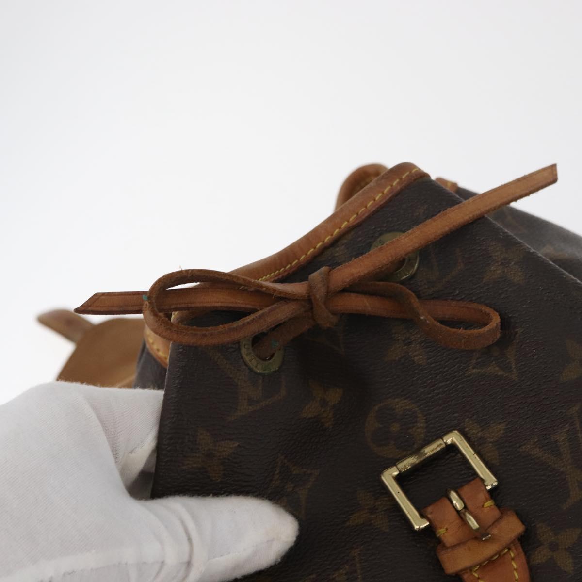 LOUIS VUITTON Monogram Montsouris MM Backpack M51136 LV Auth 179123