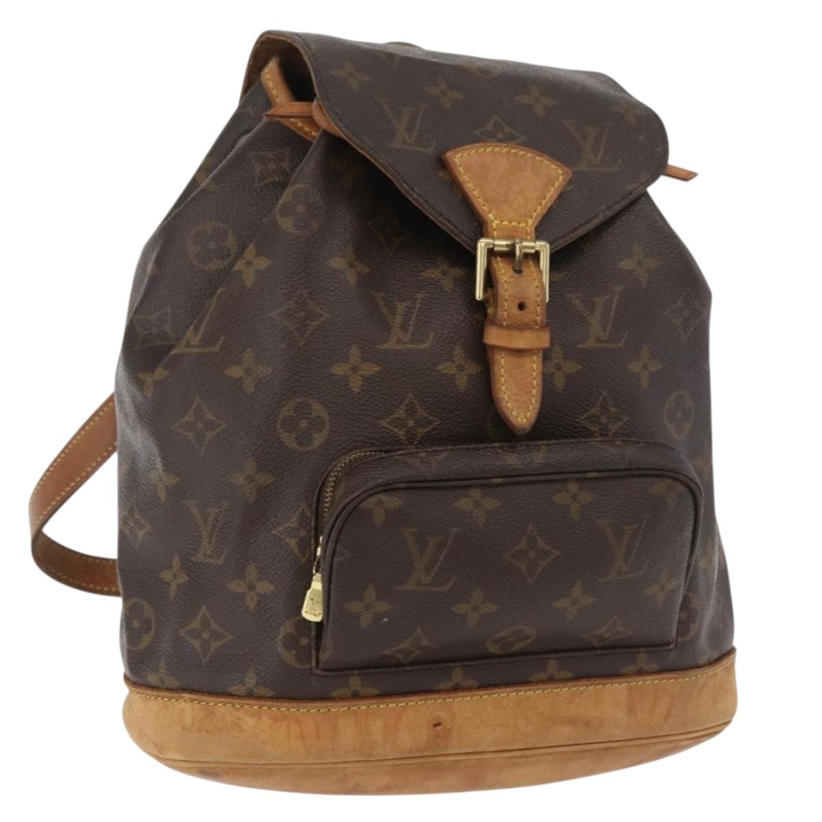 LOUIS VUITTON Monogram Montsouris MM Backpack M51136 LV Auth 179123