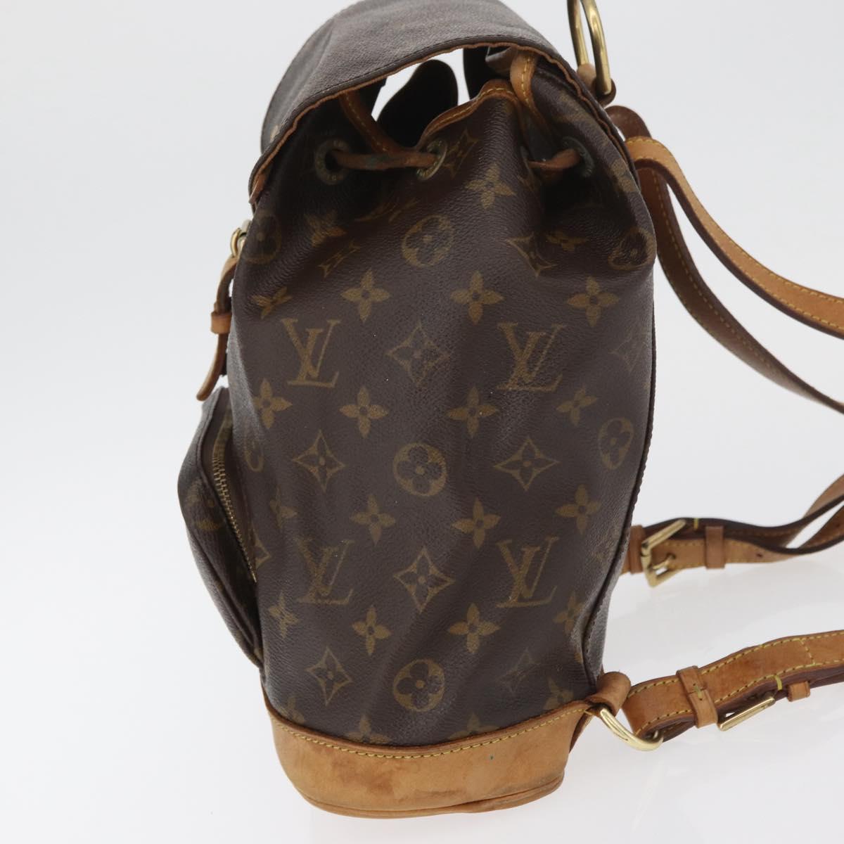 LOUIS VUITTON Monogram Montsouris MM Backpack M51136 LV Auth 179123