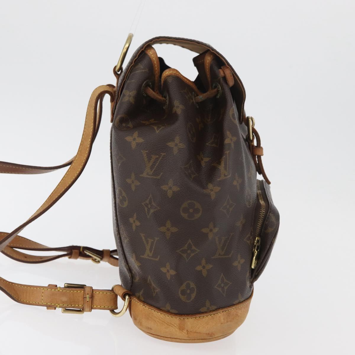 LOUIS VUITTON Monogram Montsouris MM Backpack M51136 LV Auth 179123