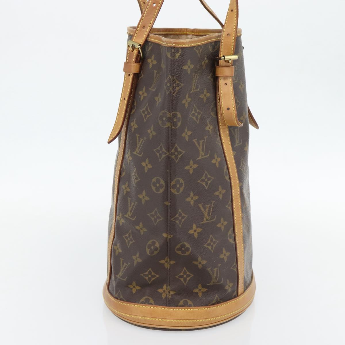 LOUIS VUITTON Monogram Bucket GM Shoulder Bag M42236 LV Auth 179124