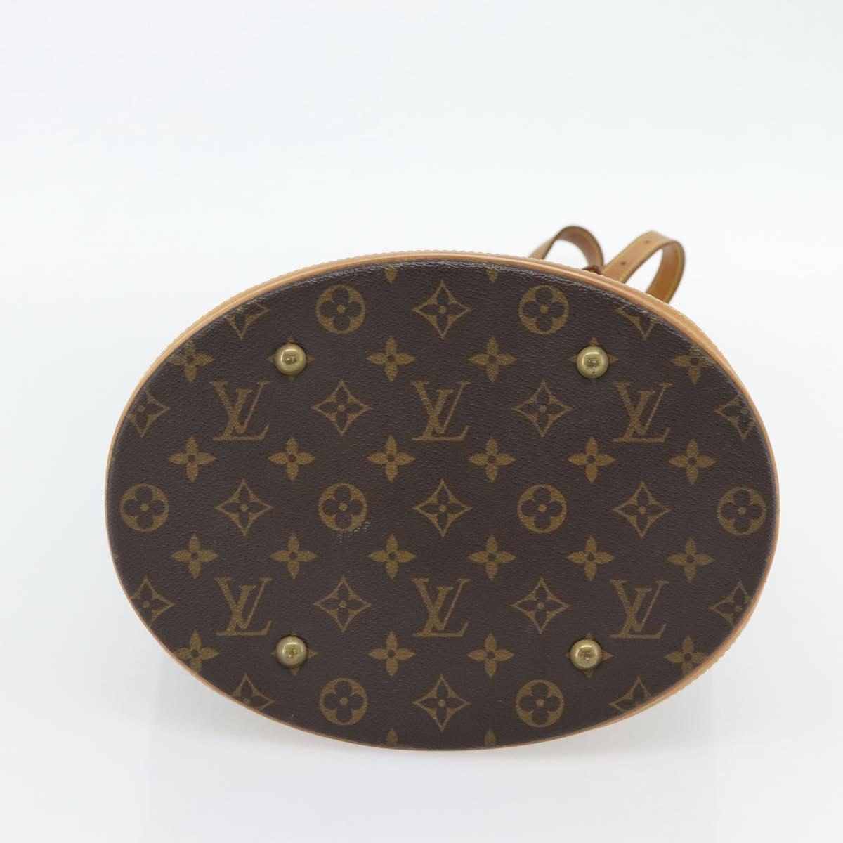 LOUIS VUITTON Monogram Bucket GM Shoulder Bag M42236 LV Auth 179124