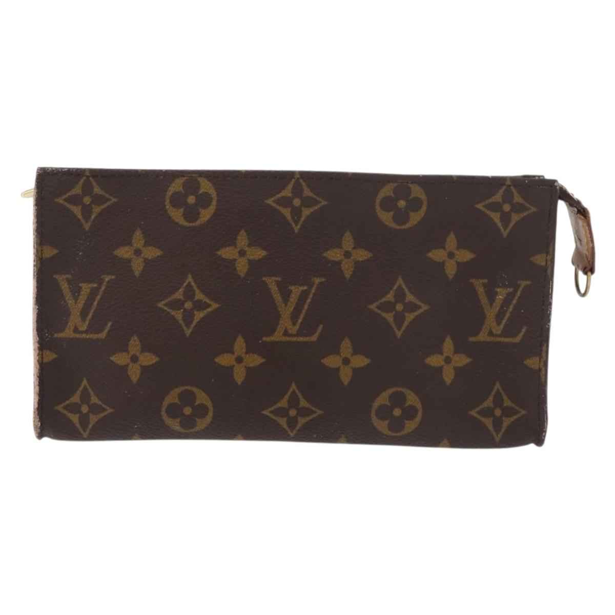 LOUIS VUITTON Monogram Bucket GM Accessory Pouch LV Auth 179125