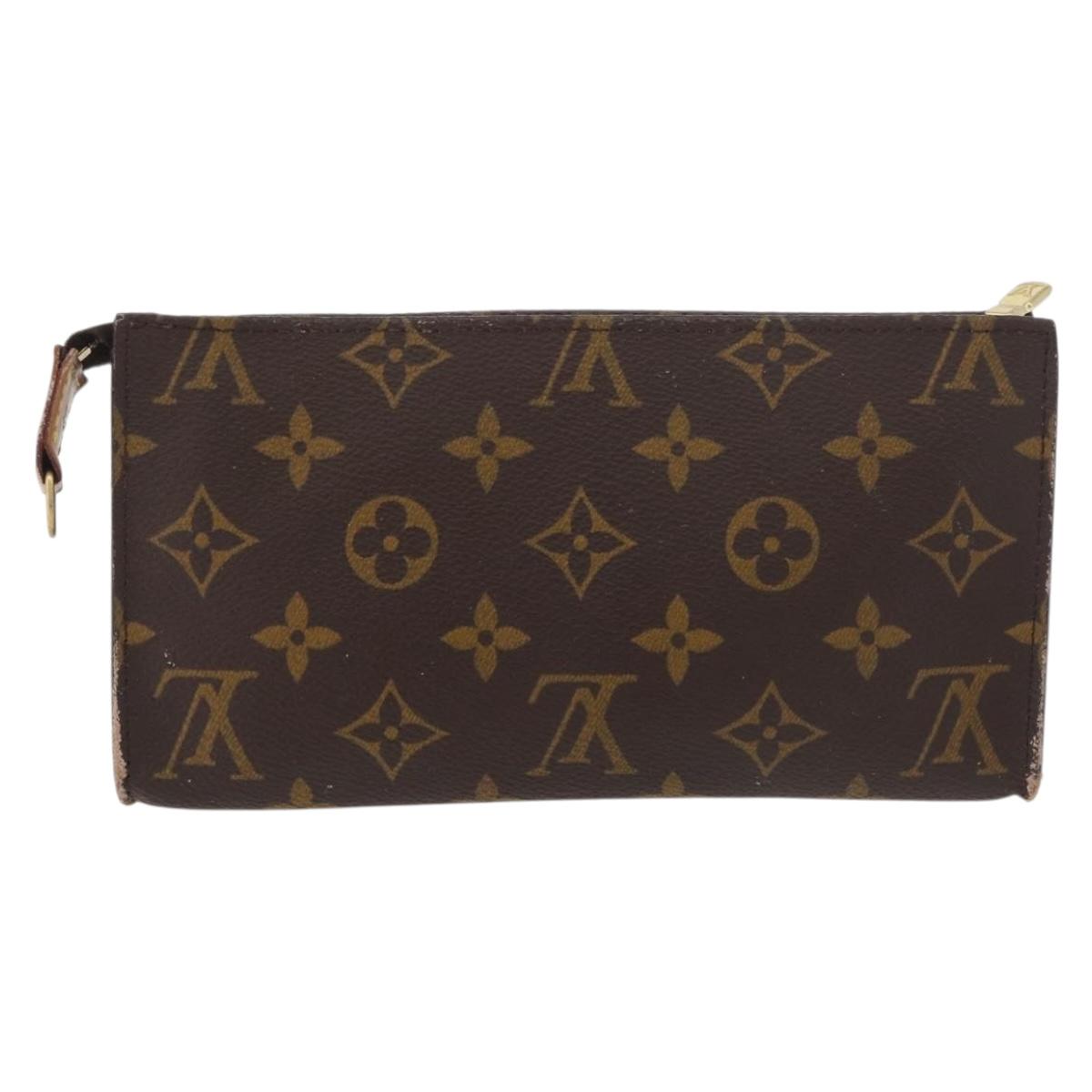 LOUIS VUITTON Monogram Bucket GM Accessory Pouch LV Auth 179125