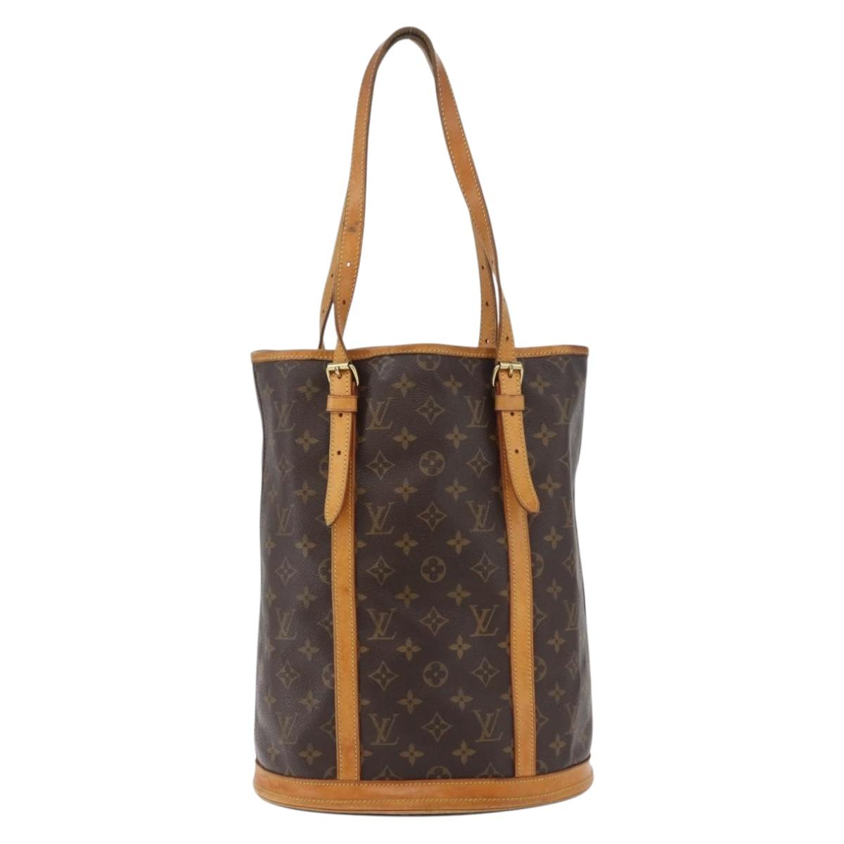 LOUIS VUITTON Monogram Bucket GM Shoulder Bag M42236 LV Auth 179128