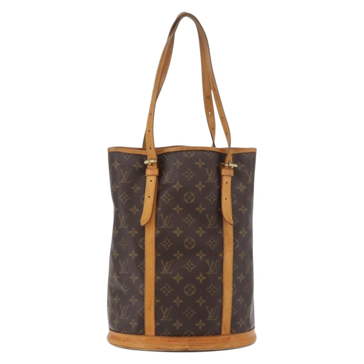 LOUIS VUITTON Monogram Bucket GM Shoulder Bag M42236 LV Auth 179128