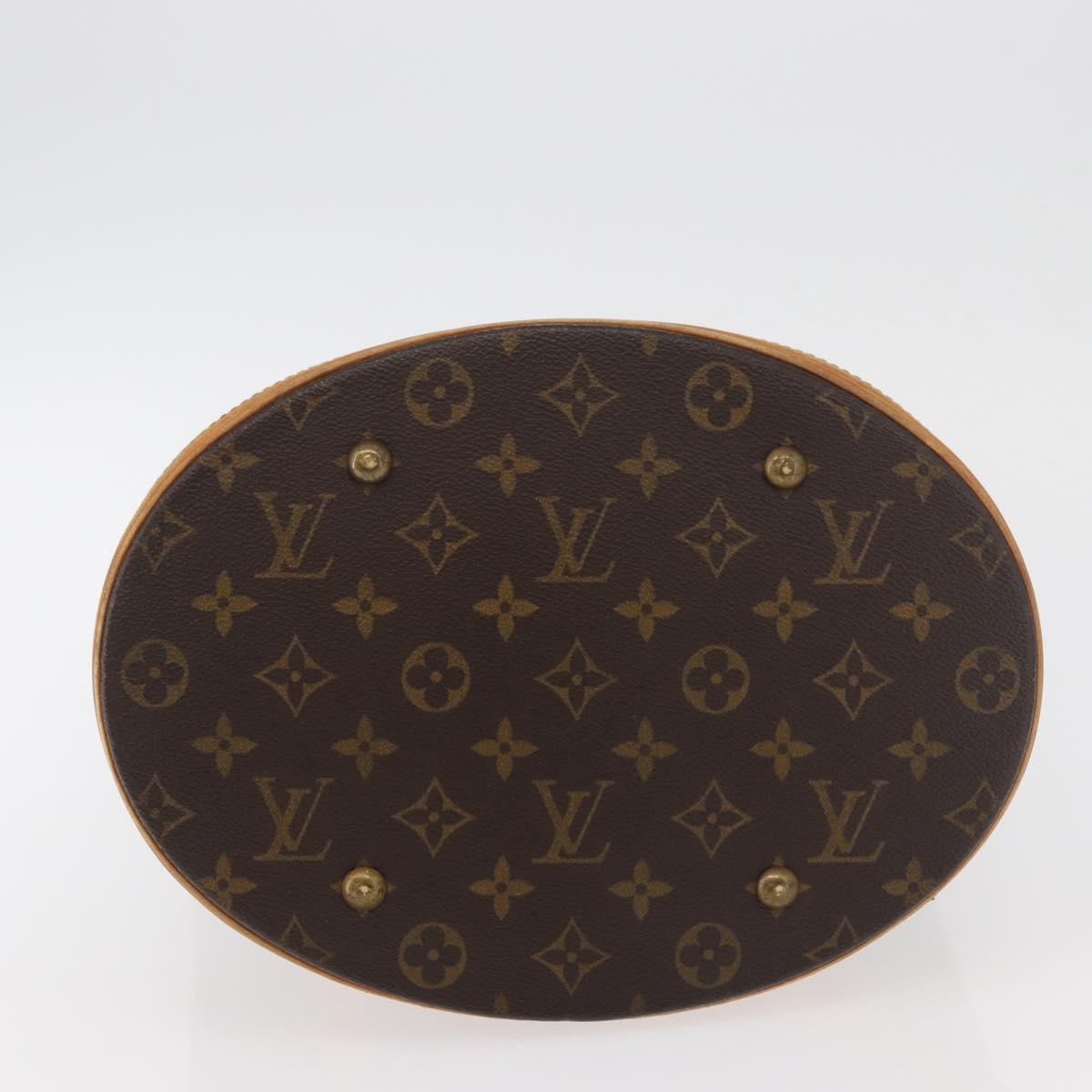 LOUIS VUITTON Monogram Bucket GM Shoulder Bag M42236 LV Auth 179128