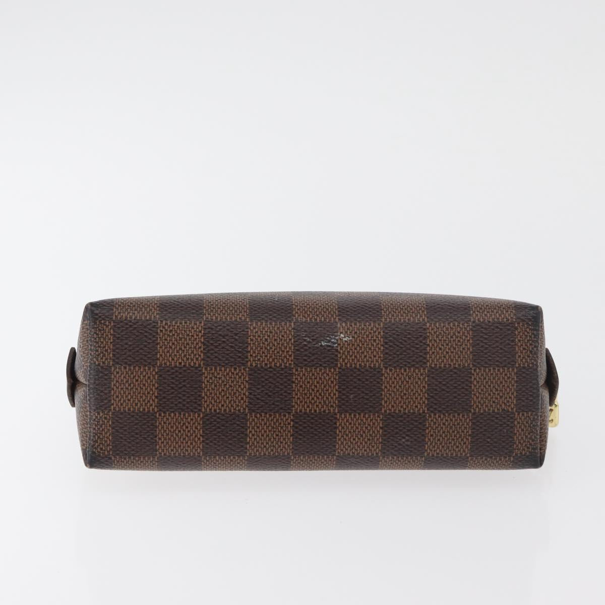 LOUIS VUITTON Damier Ebene Pochette Cosmetic PM Pouch N47516 LV Auth 179147