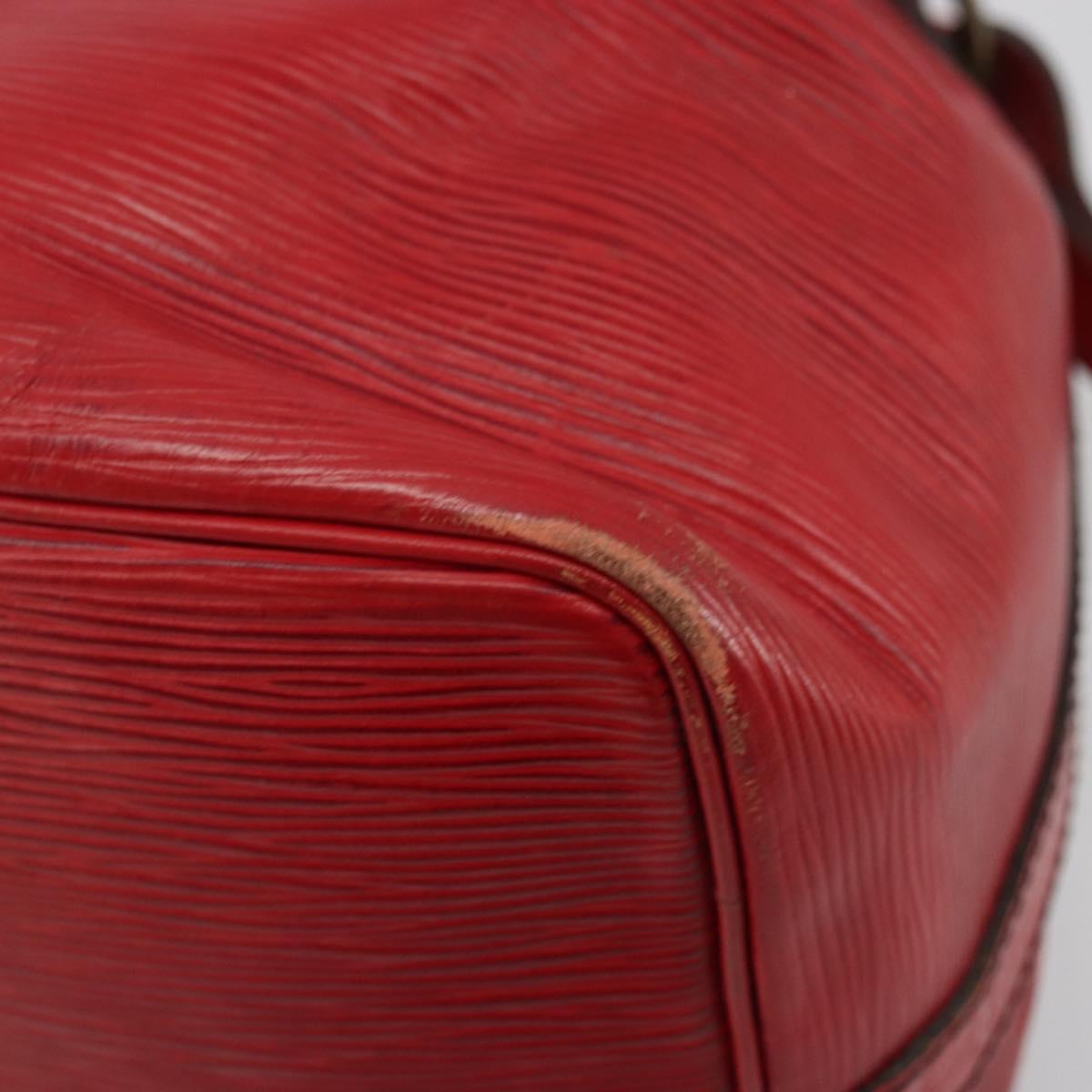 LOUIS VUITTON Epi Petit Noe Shoulder Bag Red M44107 LV Auth 179148