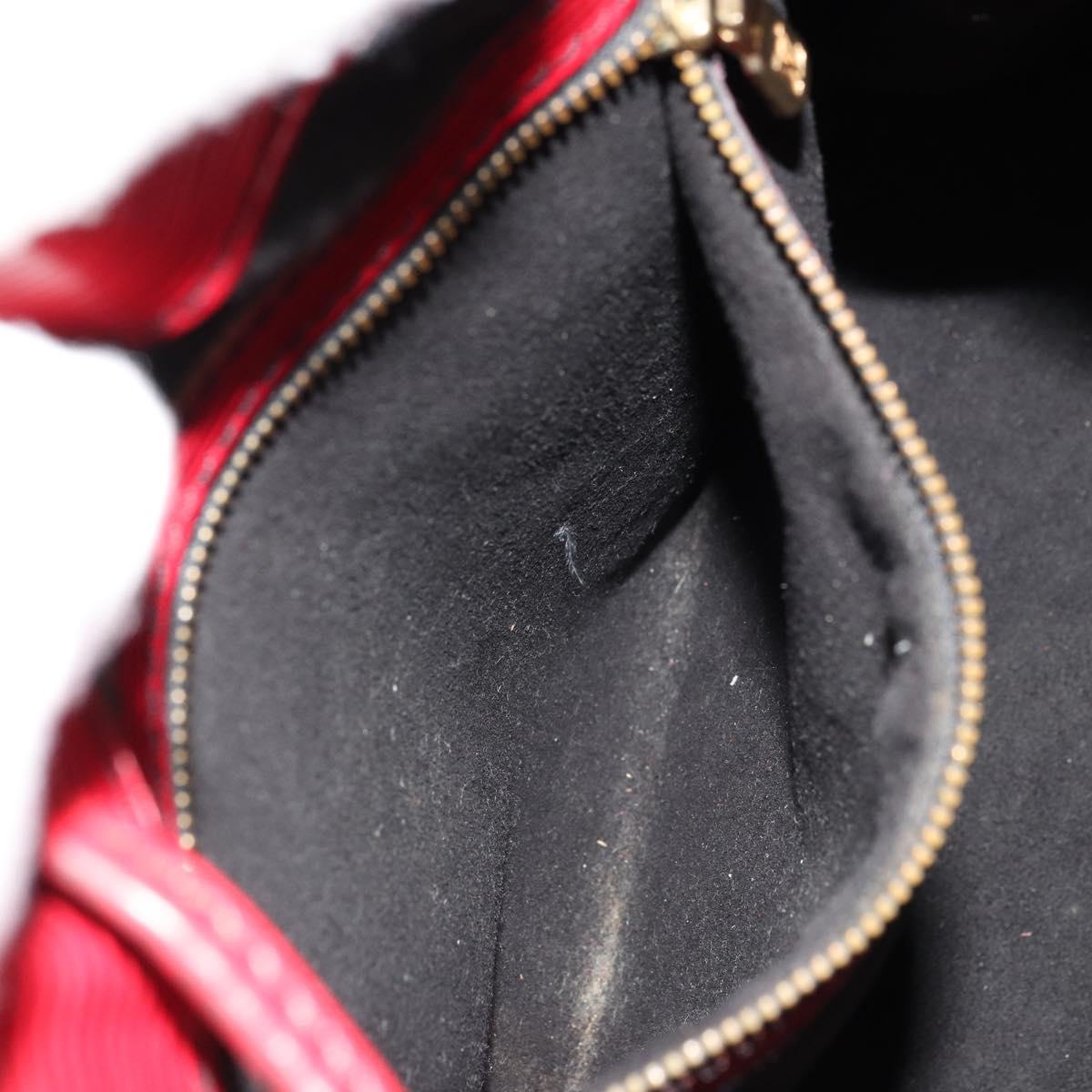 LOUIS VUITTON Epi Petit Noe Shoulder Bag Red M44107 LV Auth 179148