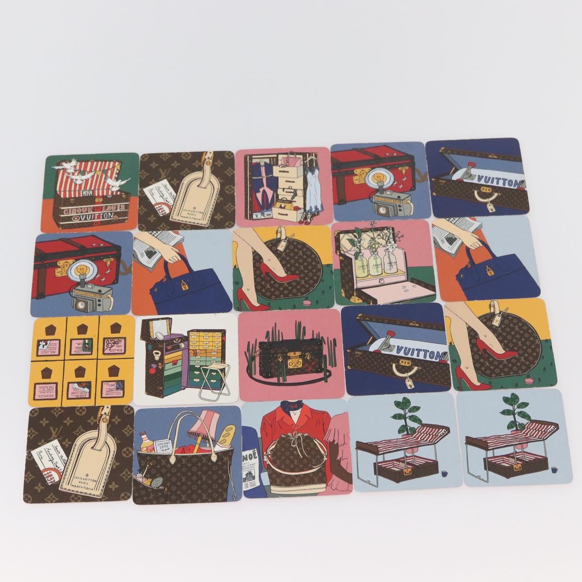 LOUIS VUITTON Monogram Memory Game Emma Object GI0274 LV Auth 179160A