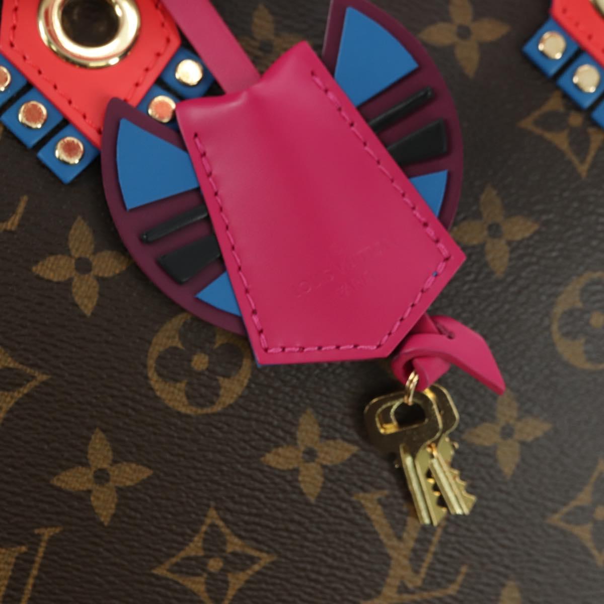 LOUIS VUITTON Monogram Totem Alma PM Hand Bag Flamingo LV Auth 179177SAM