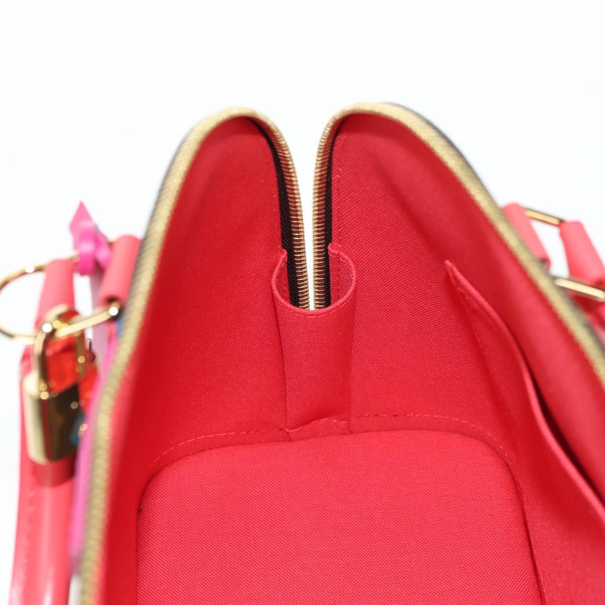 LOUIS VUITTON Monogram Totem Alma PM Hand Bag Flamingo LV Auth 179177SAM